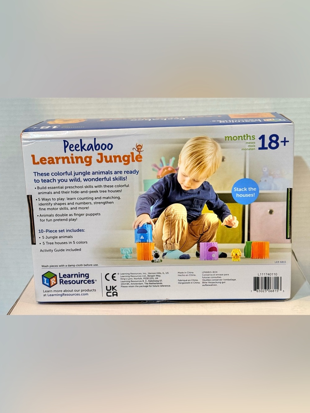 Learning Resources Peekaboo Learning Jungle Toddler Montessori Toy Brand New - Picture 8 of 11